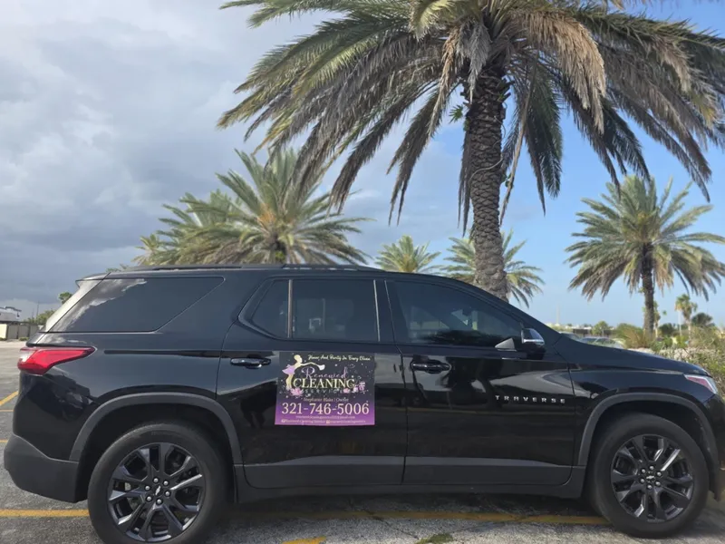 Renewed Cleaning Service Company Car